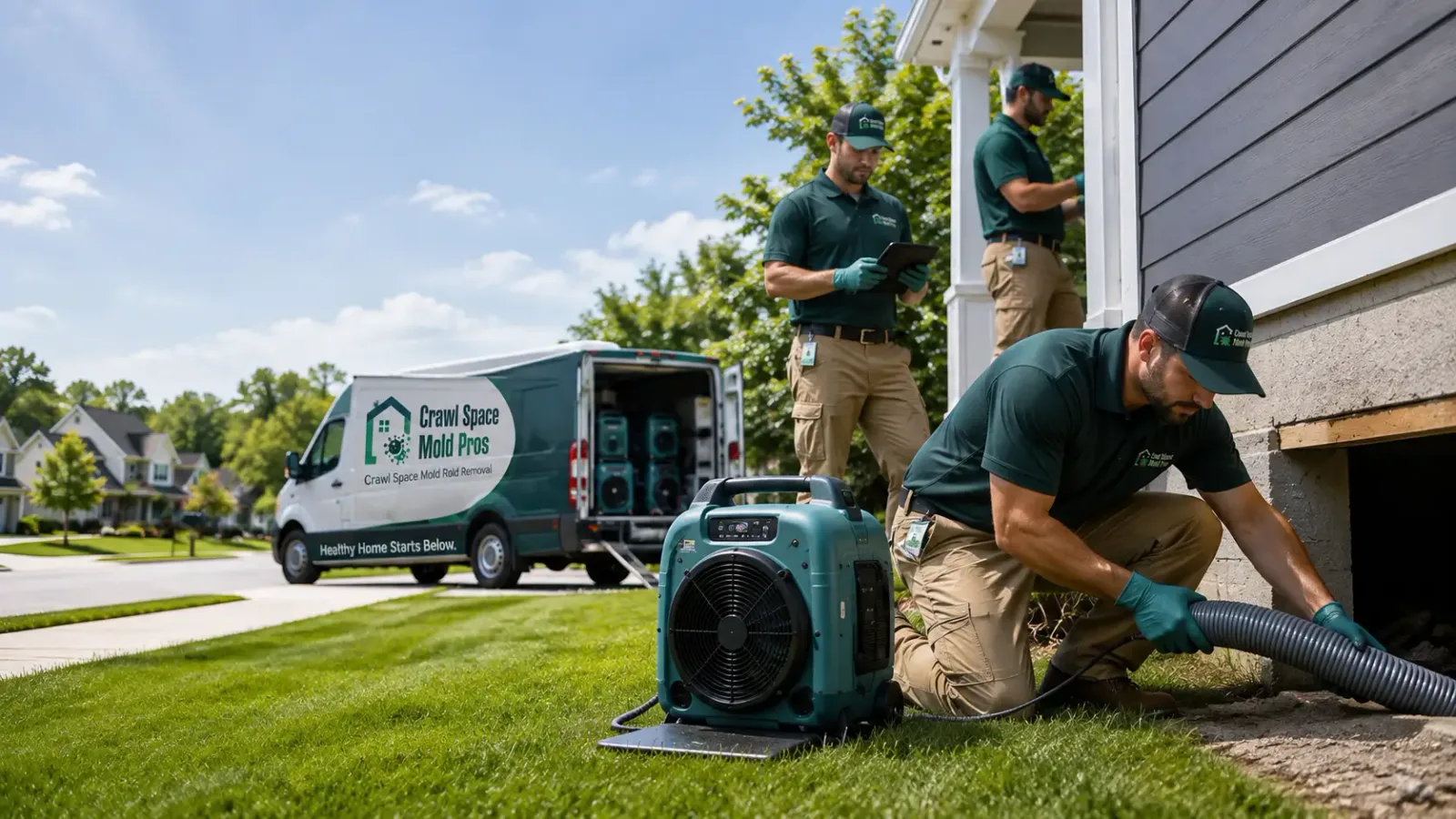 Crawl Space Mold Removal in Grayland, WA
